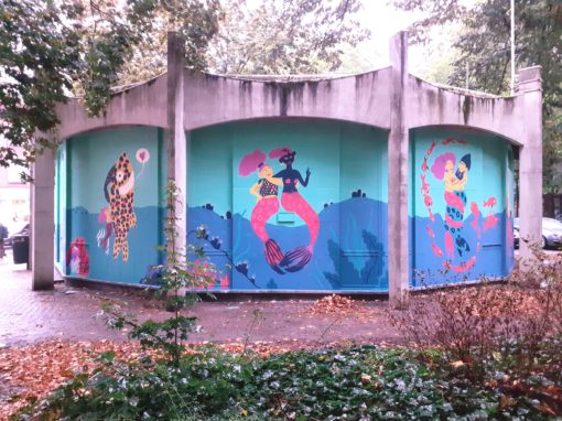 Fresque kiosque à Namur