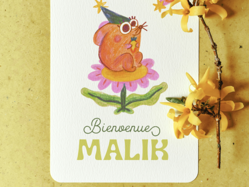 Faire-part naissance Malik